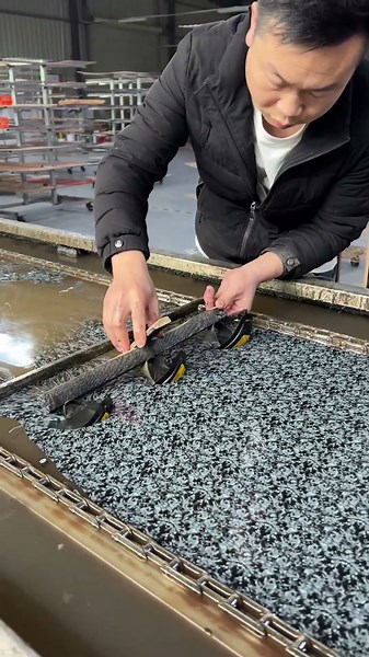 Water transfer printing for soft rubber gloves. Overcomes cracking, ensures full coverage