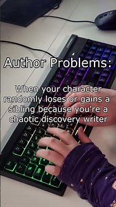 Author Problems: When Your Character Randomly Gains or Loses a Sibling