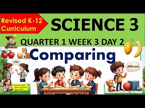 SCIENCE 3 QUARTER 1 WEEK3 DAY 2 REVISED K-12 MATATAG Comparing