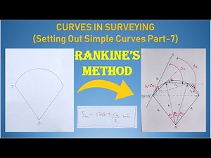 Rankine Method of Setting Out Of Simple Curve By Tangential Angles | Part-7 | Hindi | Surveying |