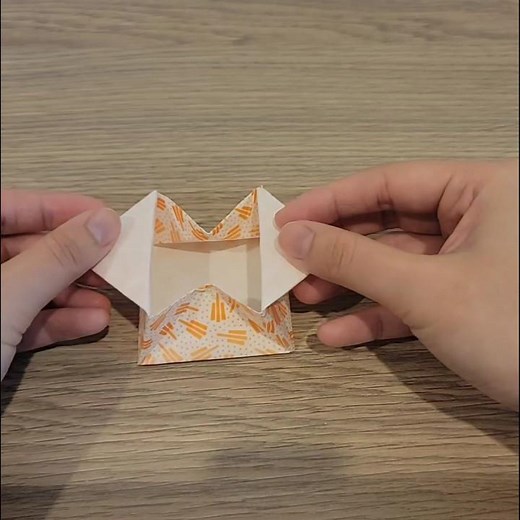 How to make origami box with triangular lid 🎁
