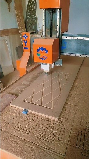 how to make cabinet door groof MDF with CNC