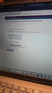 Homework N. Borda Count, Pairwise, and Preference Voting| Num... | Filo
