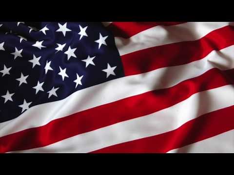 USA ANIMATED FLAG with NATIONAL ANTHEM USA **for free use**