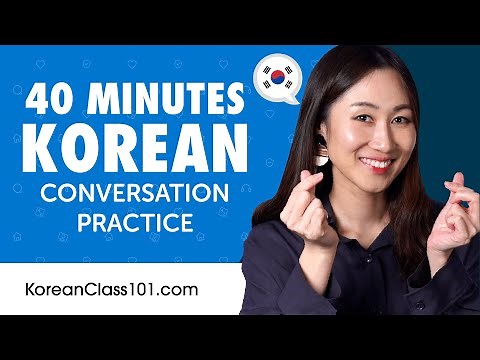 40 Minutes Korean Speaking Practice for Beginners | Improve Speaking Skills