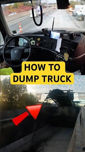 How To Drive a DUMP TRUCK | Beginners Guide for New Drivers 🥇 #cdl #trucking #automobile #trucker
