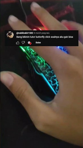 TUTORIAL BUTTERFLY CLICK BEDWARS #minecraft