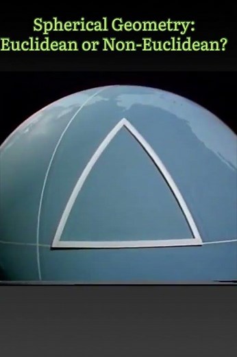 Spherical Geometry: Euclidean or Non-Euclidean?🌍🤔 #sphericalgeometry #Non-Euclidean #trending