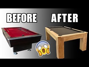 We Completely Renovated and Old Pool Table