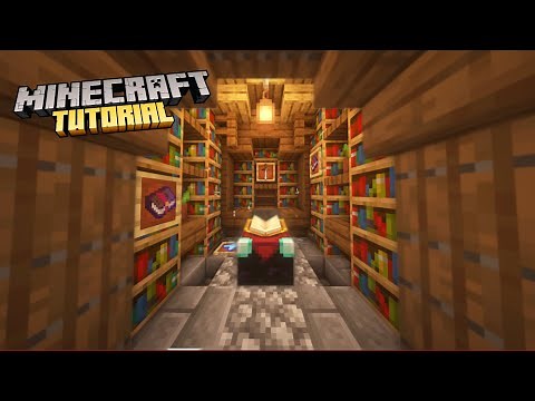 Minecraft | How to build an Enchanting Room (Level 30) | Tutorial