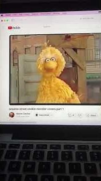 Sesame Street learning about letters