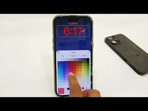 How to Change Lock Screen Time Color on iPhone (iOS Guide)