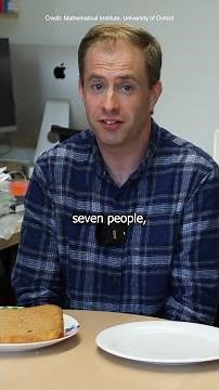 Oxford professor reveals a mathematical way to cut a cake 🎂 #CakeDay #OxfordUniversity