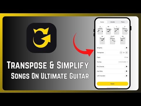 How to Transpose & Simplify Songs in Ultimate Guitar (Step-by-Step)