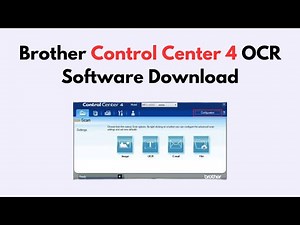 Brother Control Center 4 OCR Software Download