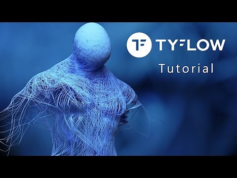 tyflow - tutorial 3Ds Max Spline Growth Effects