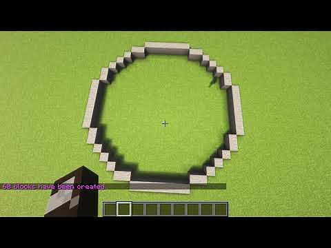 How to make a circle in WorldEdit