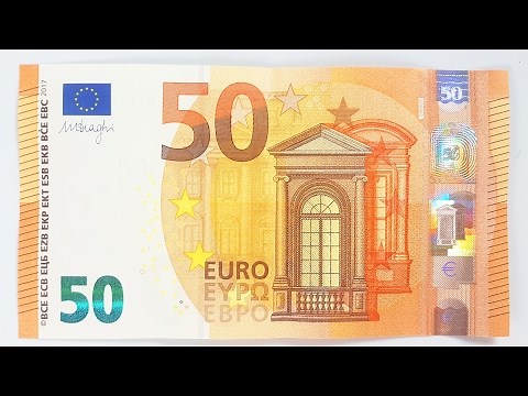 New 50 Euro note vs old 50€ Bill comparison
