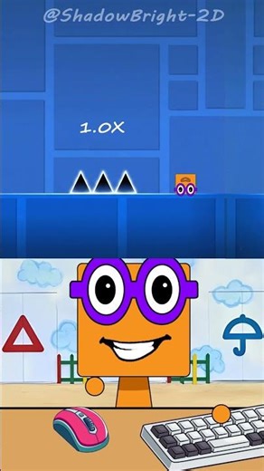 Behind Number Two’s Pro-Level Mouse Click 🖱✨🤔 #shorts #sprunki #numberblocks #funny