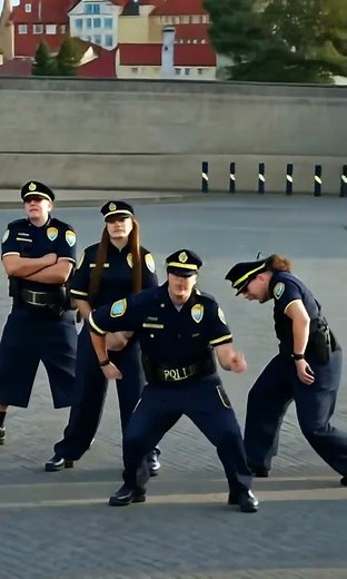🇸🇪 Swedish Police Dance to “Blurred Lines” | Discipline, Wellness & Nordic Vibes
