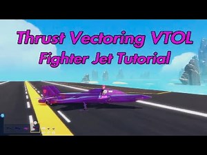 VTOL Fighter Jet Tutorial, No Gyros [Trailmakers]