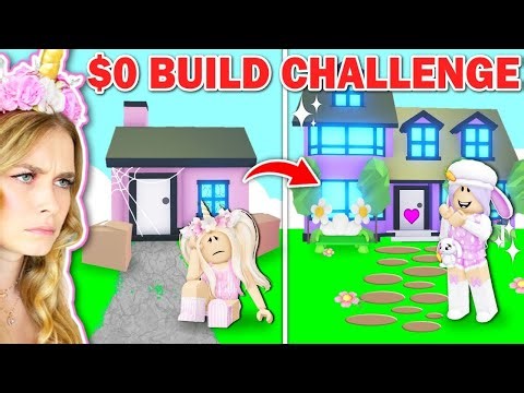 $0 Build Challenge In Adopt Me! (Roblox)
