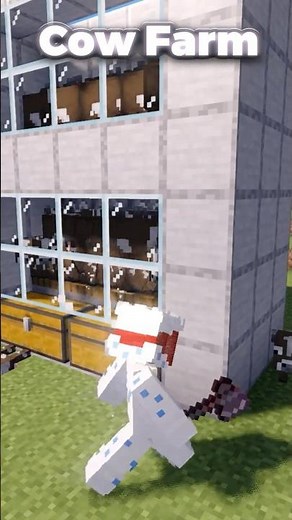 Crazy Easy Cow Farm in Minecraft! 🐄