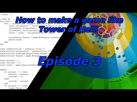 ROBLOX STUDIO TUTORIAL || Make a game like Tower of Hell || Episode 3 || How to make a proper map