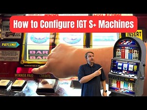 IGT S+ Slot Machine 🎰 Changing Settings the EASY Way