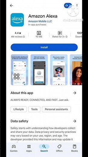 How to install Amazon Alexa App on Play store #shorts