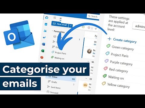 Microsoft Outlook - Categorise your emails to help manage your inbox