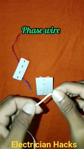 two pin socket and three pin socket connection 🪛 #experiment #electronic #sockets #connection