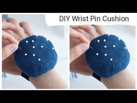 DIY Wrist Pin Cushion | Pin Holder | How To Make A Wrist Pin Cushion | porta-pinos| Alfiletero