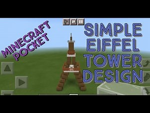 Minecraft: How to build Simple Eiffel Tower