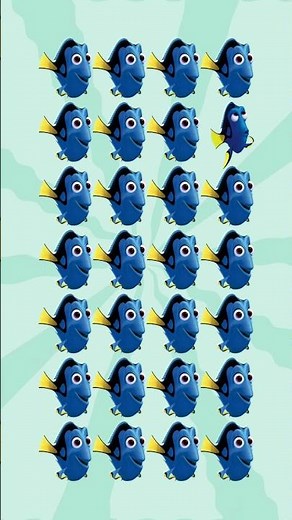 Find the Odd One Out! Finding Nemo Characters | Pixar Attention Test