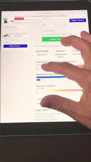 STAR NOTES can be worth a LOT of money - how to know if YOURS are RARE and VALUABLE! #shorts