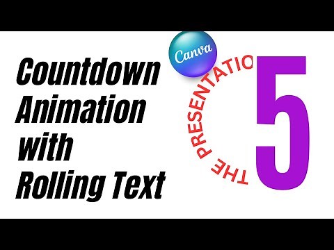 Canva Animation Tutorial Countdown Timer Motion Graphics