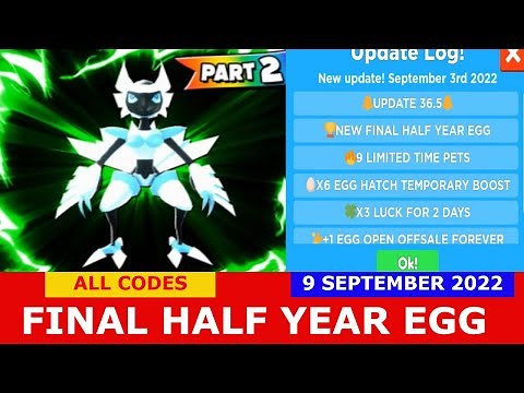 *NEW UPDATE* [1/2 YEAR PART 2 UPDATE] ALL CODES! CLICKER SIMULATOR! ROBLOX | September 8, 2022