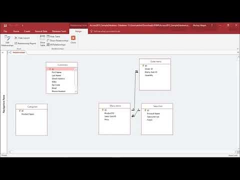 MS Access 2016 - Create Junction Table