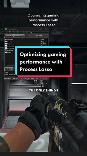 Optimizing gaming performance with Process Lasso. Improve stability and fps while also reducing system latency. Some of these settings depends on the specific game and your system, but most of these settings remain the same on all game titles. #processlasso #pcgaming #techtok #optimizepc #techtoktips