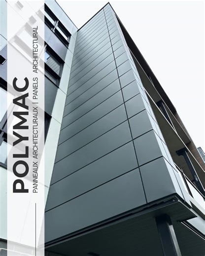 MAC Metal Architectural on Instagram: "Elevating community living with design and performance. Multi-family projects require solutions that strike a balance between cost, aesthetics, and long-term durability. Polymac panels meet the challenge, offering a contemporary look, easy installation, and lasting resilience. Perfect for apartments, condos, or townhomes. - Adds architectural rhythm to façades. - A smart investment for developers and residents alike. Élever la vie communautaire par le desig
