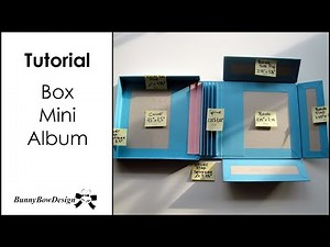 How I have made my.. Box Mini Album 7.5"x7.5" (Box Only) - Tutorial