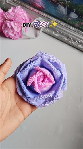 how to make a cute rose ✨ #shorts #diy #craft #viral