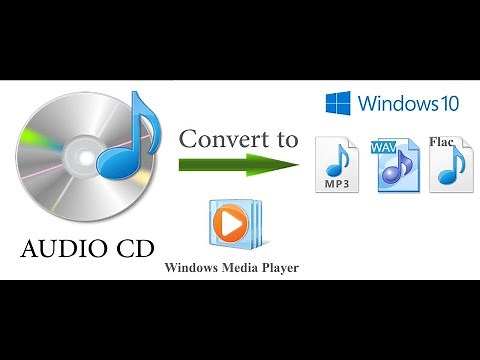 How to convert CD Audio Track (cda) to other formats such as MP3 and WAV with Windows Media Player