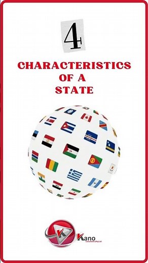 4 Characteristics of a State | What are the 4 characteristics of a State #state #government #shorts