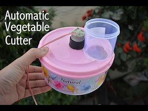 How to Make Automatic Vegetable cutter - at Home