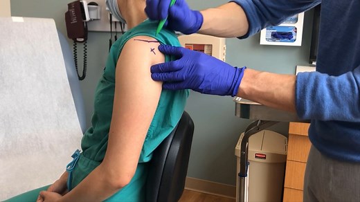 Shoulder (subacromial space) Injection