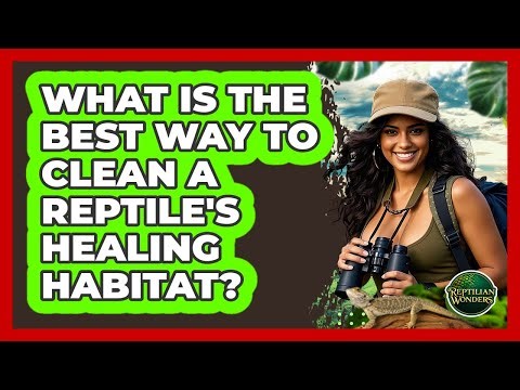 What Is The Best Way To Clean A Reptile's Healing Habitat?