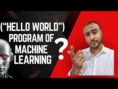 print("hello world") Program of Machine Learning