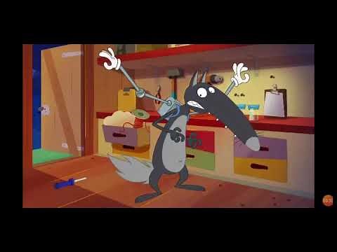 cartoon wolf tickled 3